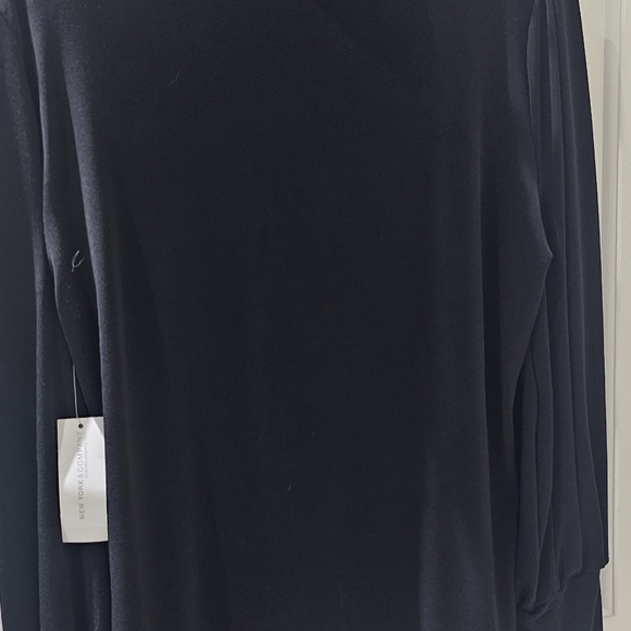 New York and Company Woman's Turtleneck Blouse that Slightly Balloon  Large  NWT - Picture 5 of 7